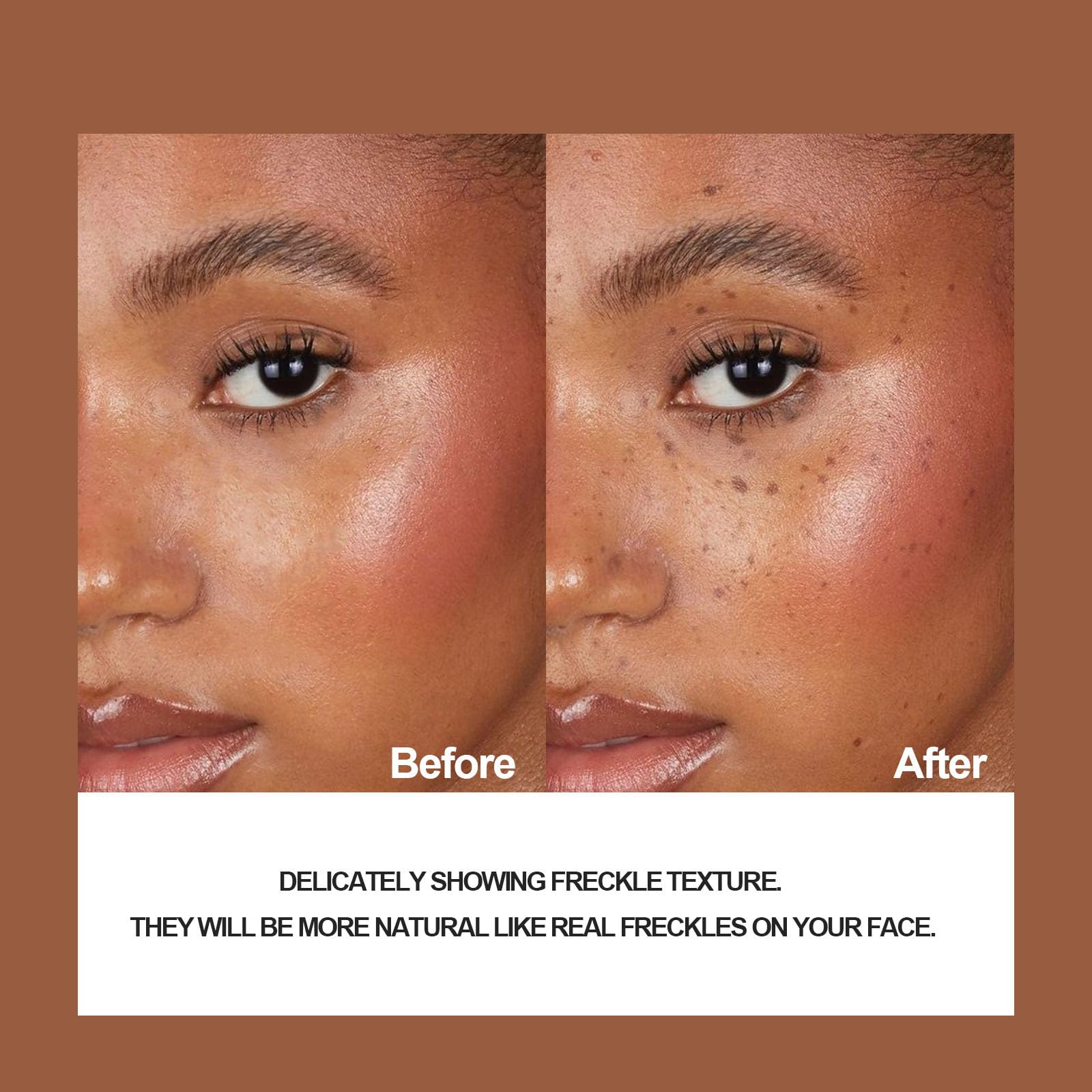 2PCS Freckle Pen Set, Waterproof Quick-Dry Formula for Natural Faux Freckles Sun-Kissed Lifelike Finish - Image 4