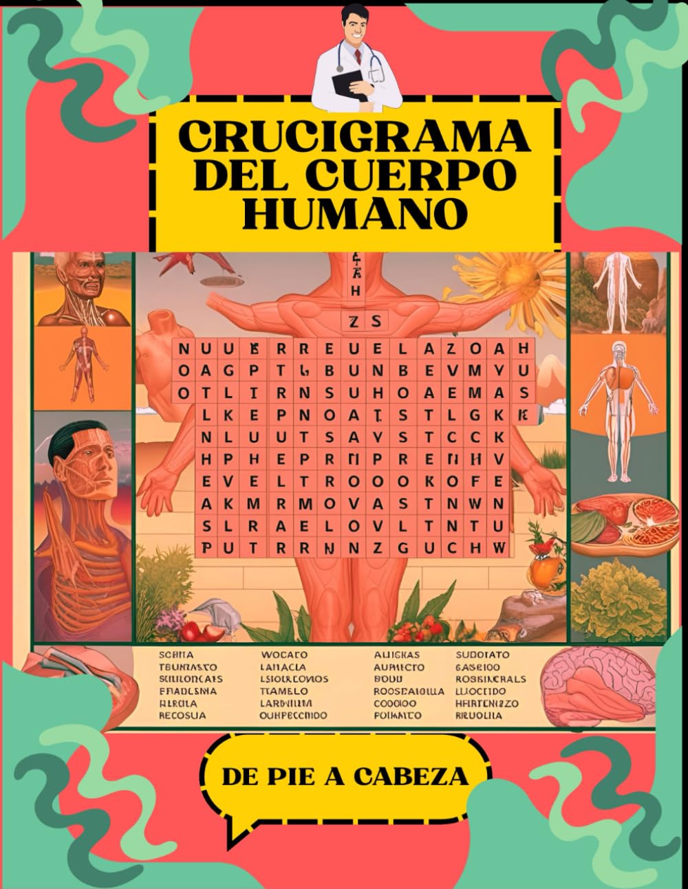 Crucigrama del Cuerpo Humano: "De pies a Cabeza"
