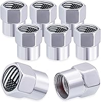 Vista 49 de 4 piezas de tapas de válvula de rueda con estilo de pico coloridas, válvula de rueda de aleación de aluminio, cubiertas universales de válvula