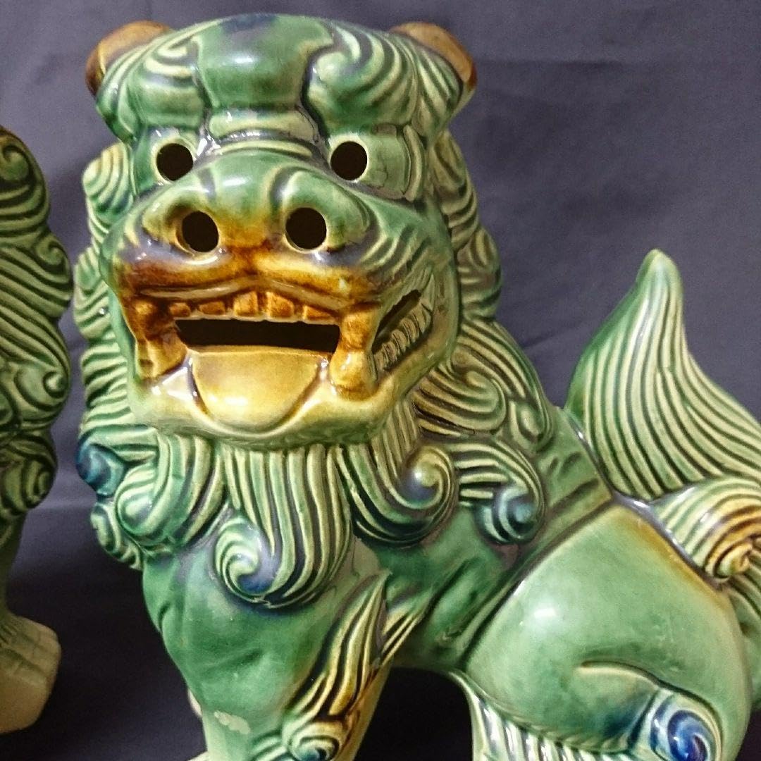 Amazon.co.jp: ペアシーサー置物 魔除け 厄除け 沖縄 琉球