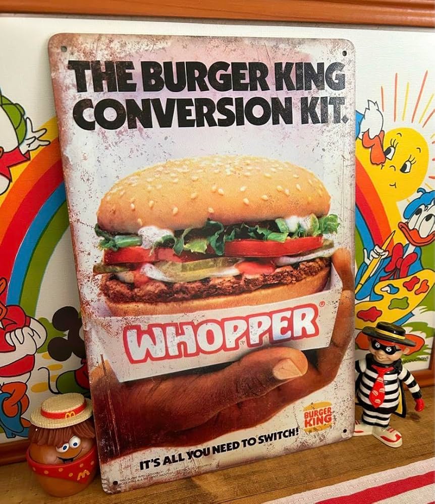 バーガーキング 看板 Amazon.co.jp: バーガーキング② BURGER KING ブリキ看板