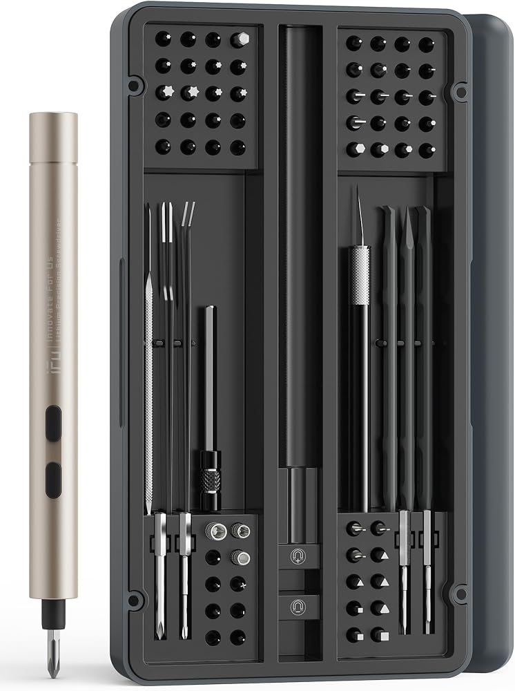 iFu 90-in-1 Mini Electric Screwdriver, Cordless Precision Repair Kit