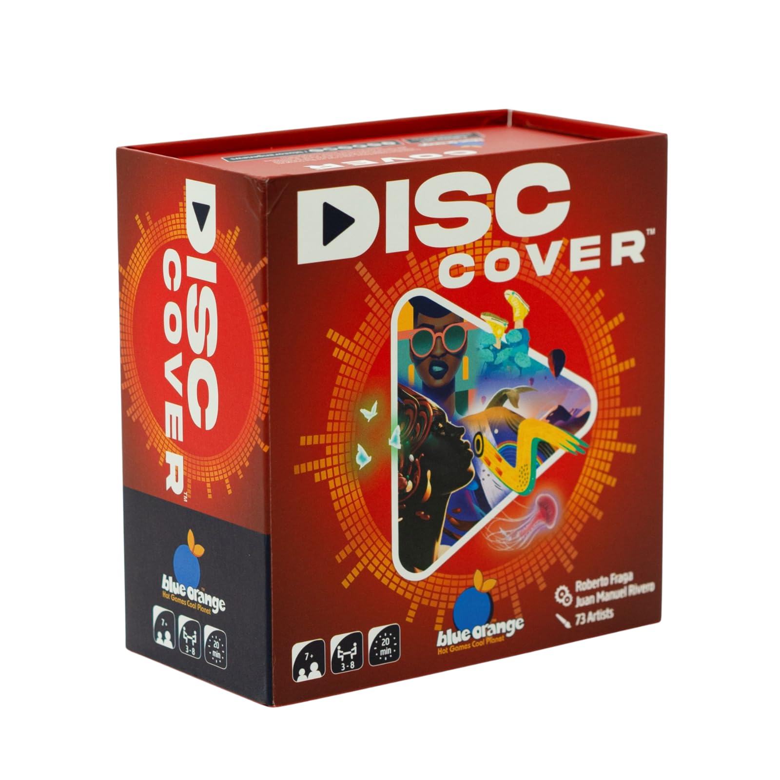 Games Disc Cover Card Game by Blue Orange Games - Family or Adult