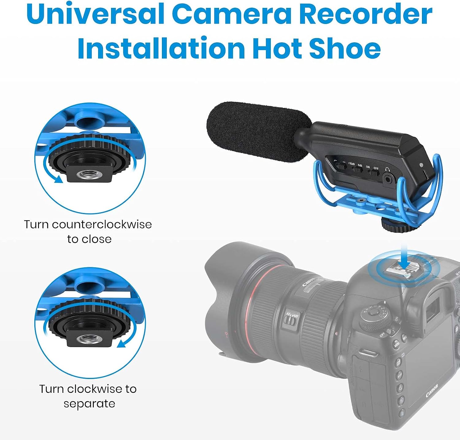 Flash Deals - 60% OFF Moukey Video Microphone, Camera Microphone with Monitoring Function, Shotgun Mic for iPhone, Android Phone, Camera Sony/Nikon/Canon/DV Camcorder, Ideal for Interview/Vlogging 🛒 Flash Sale Moukey Video Microphone, Camera Microphone with Monitoring Function, Shotgun Mic for iPhone, Android Phone, Camera Sony/Nikon/Canon/DV Camcorder, Ideal for Interview/Vlogging