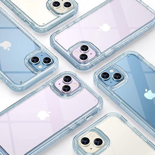 Miniatura 673 de Diaclara - Funda diseñada para iPhone 14 Pro Max, resistente, de cuerpo completo, con protector de pantalla sensible al tacto y antiarañazos + Blanco