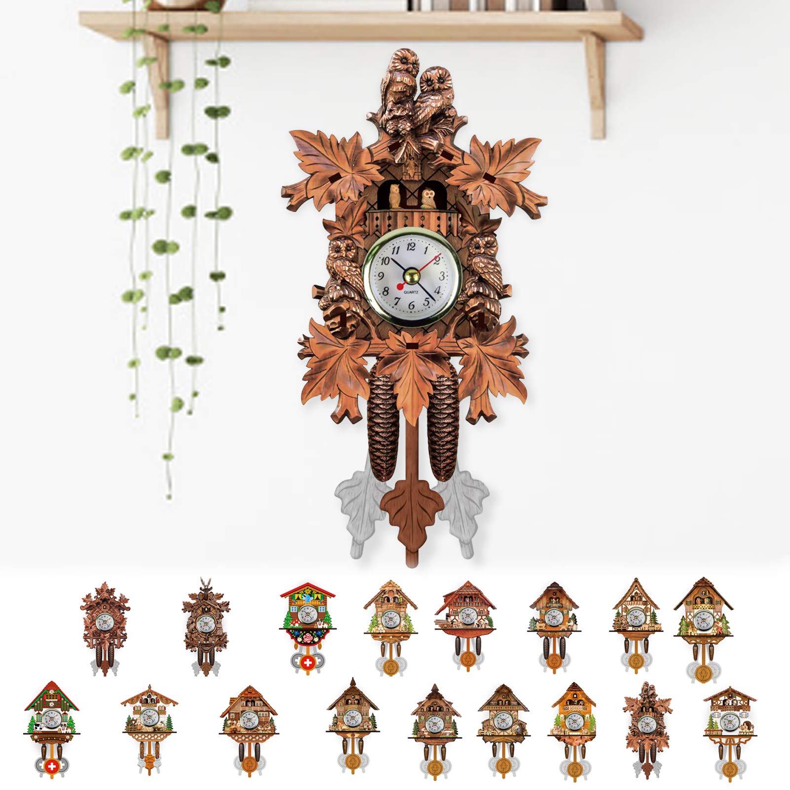 Horloge murale en bois pour salon une ambiance nordique et chaleureuse