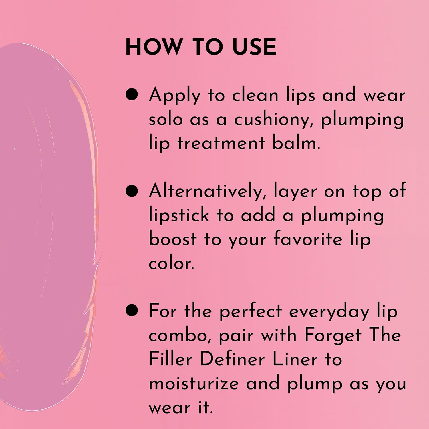 LAWLESS Women's Forget the Filler Lip Plumping Line Smoothing Tinted Balm, Cupid, 0.09 Ounce - Image 5