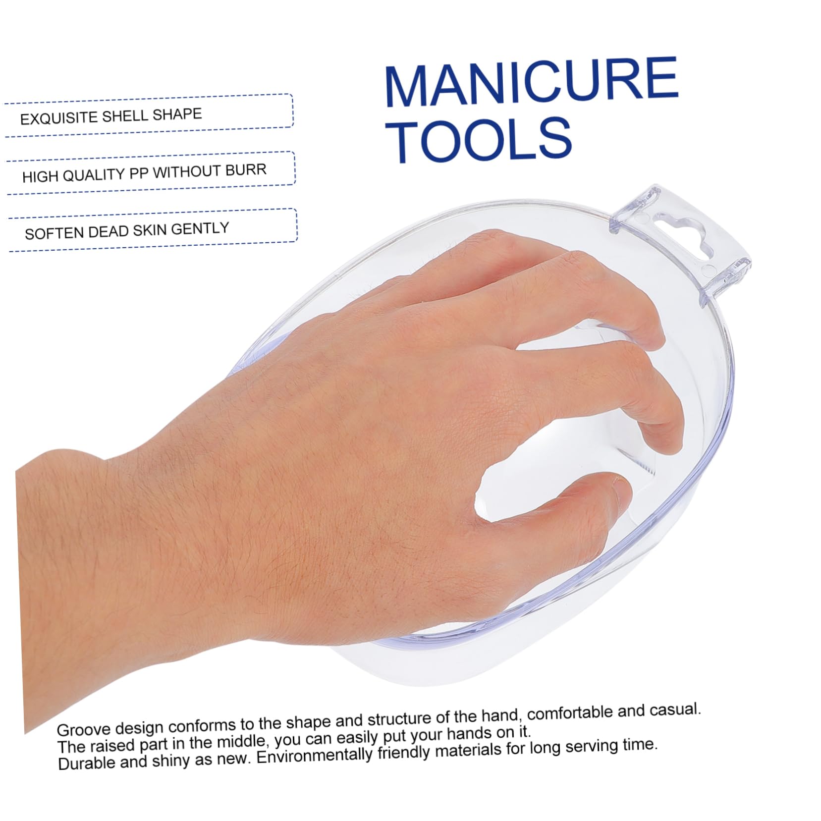 FOMIYES Heated Nail Soaking Bowl Nail Soak Bowl Warm Water for Manicure Cuticle Softening