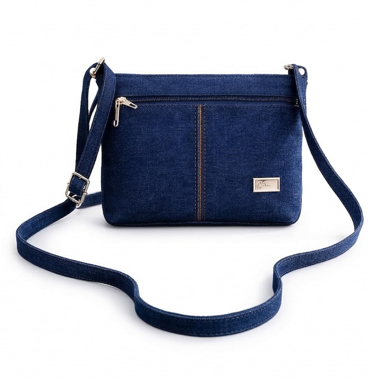 Women Crossbody Sling Bag – Stylish Denim Shoulder Purse with Adjustable Strap & Zipper Pocket, Lightweight Travel Casual Handbag for Daily Use-image-31