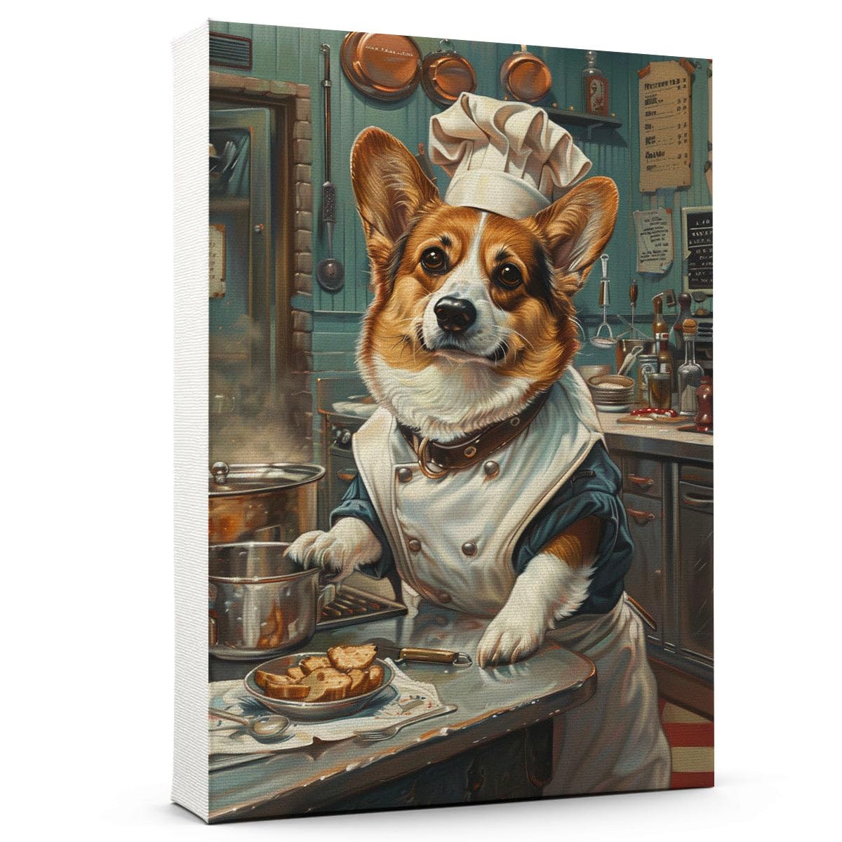 Amazon.com: Thuan Store Pembroke Welsh Corgi Dog Chef Cooking
