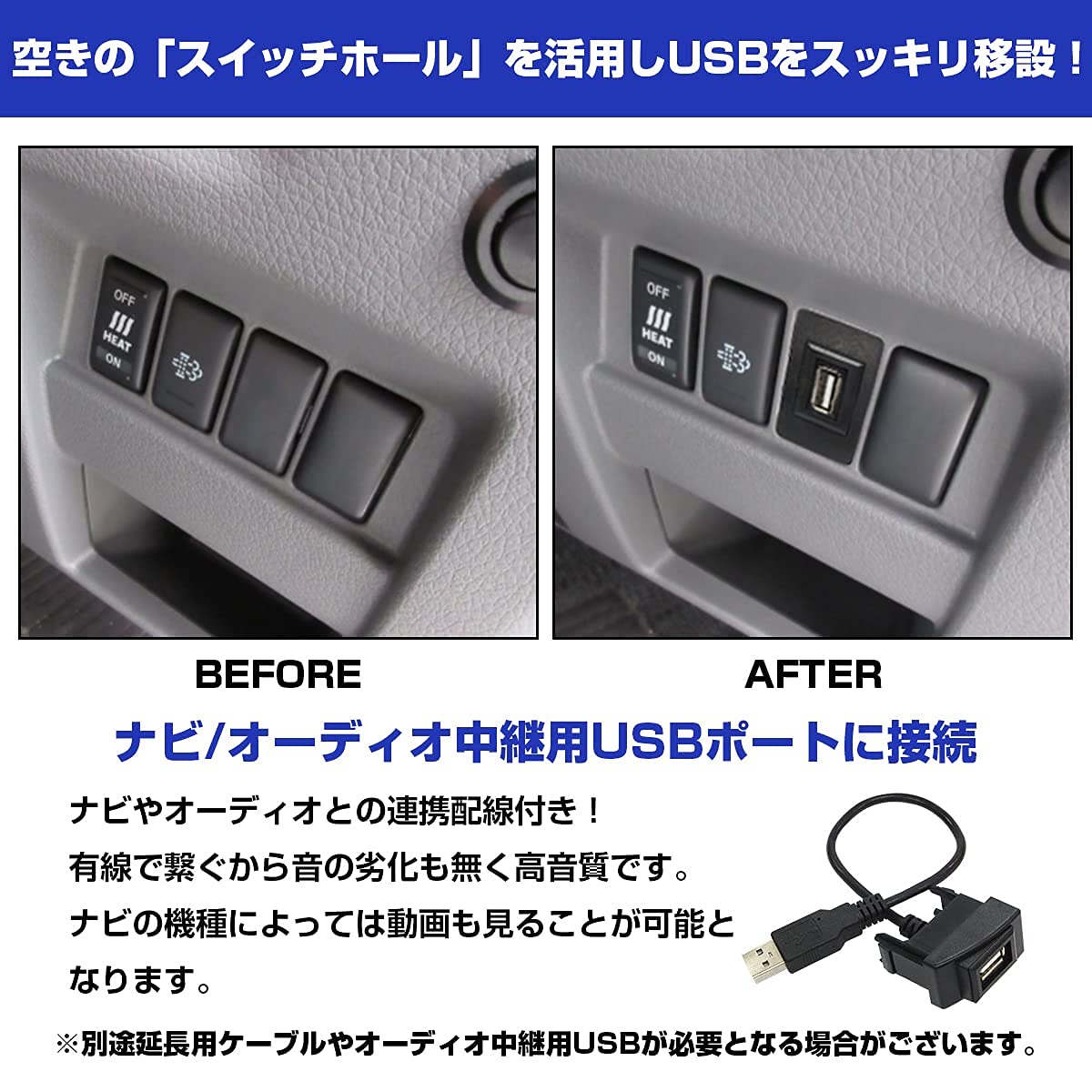 Amazon | ニッサンAタイプ キューブ Z12 H20.11～現在 USB接続