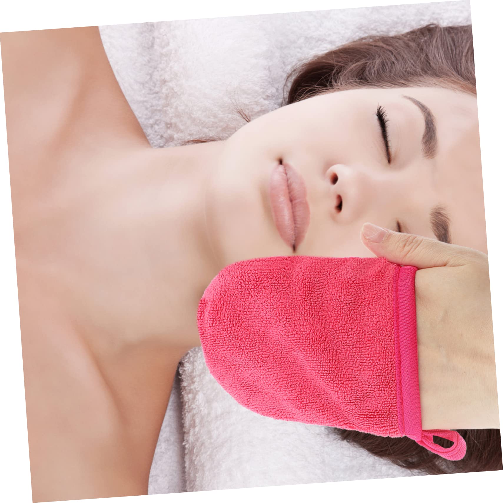 DOITOOL 20stücke Mikrofaser Gesichtsmakeup Reinigungshandschuhe Hautfreundliche Abschminkhandschuhe Für Empfindliche Haut Atmungsaktiv Und Waschbar Für Tägliche Gesichtsreinigung