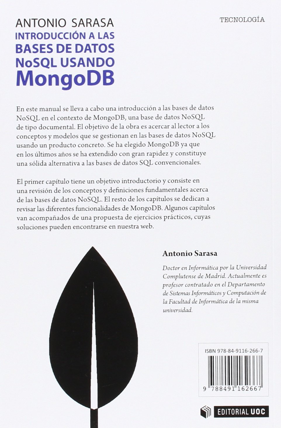 Introducción a las bases de datos. Nosql usando MongoDB: 414 (Manuales)