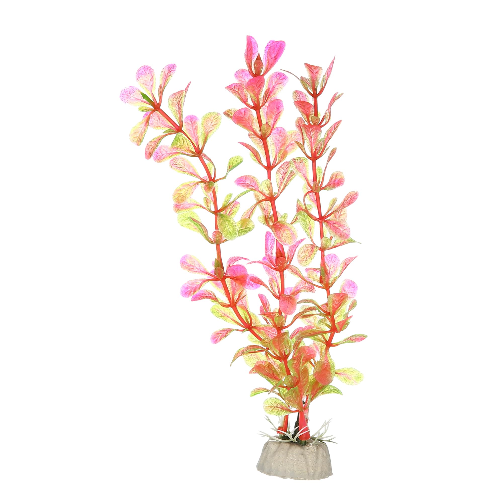 CAPASTEC Fish Tank Aquarium Decorations Artificial Plants, Plastic Artificial Water Plants for Aquarium 7.28Inch (Pink)