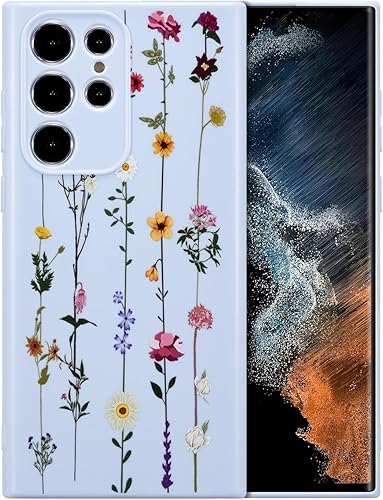 Miniatura 72 de ZTOFERA Funda Floral para Samsung Galaxy A14 5G, Funda Transparente con Lindo Patrón de Flores para Niñas y Mujeres, Protector de Silicona Flexible