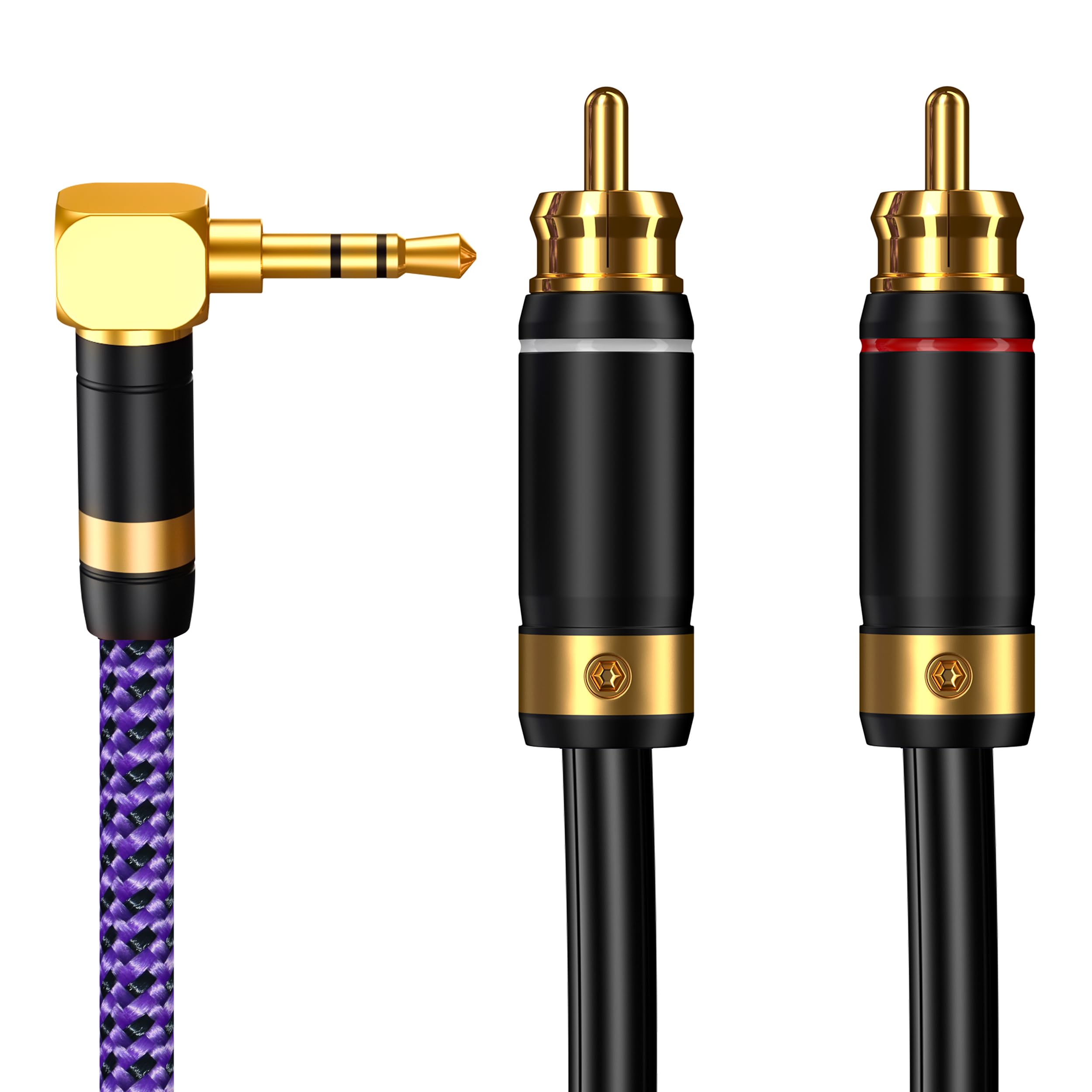 Isolation Audio & Video Turntables Veimeitk 3.5mm Aux To RCA Audio Cable ...