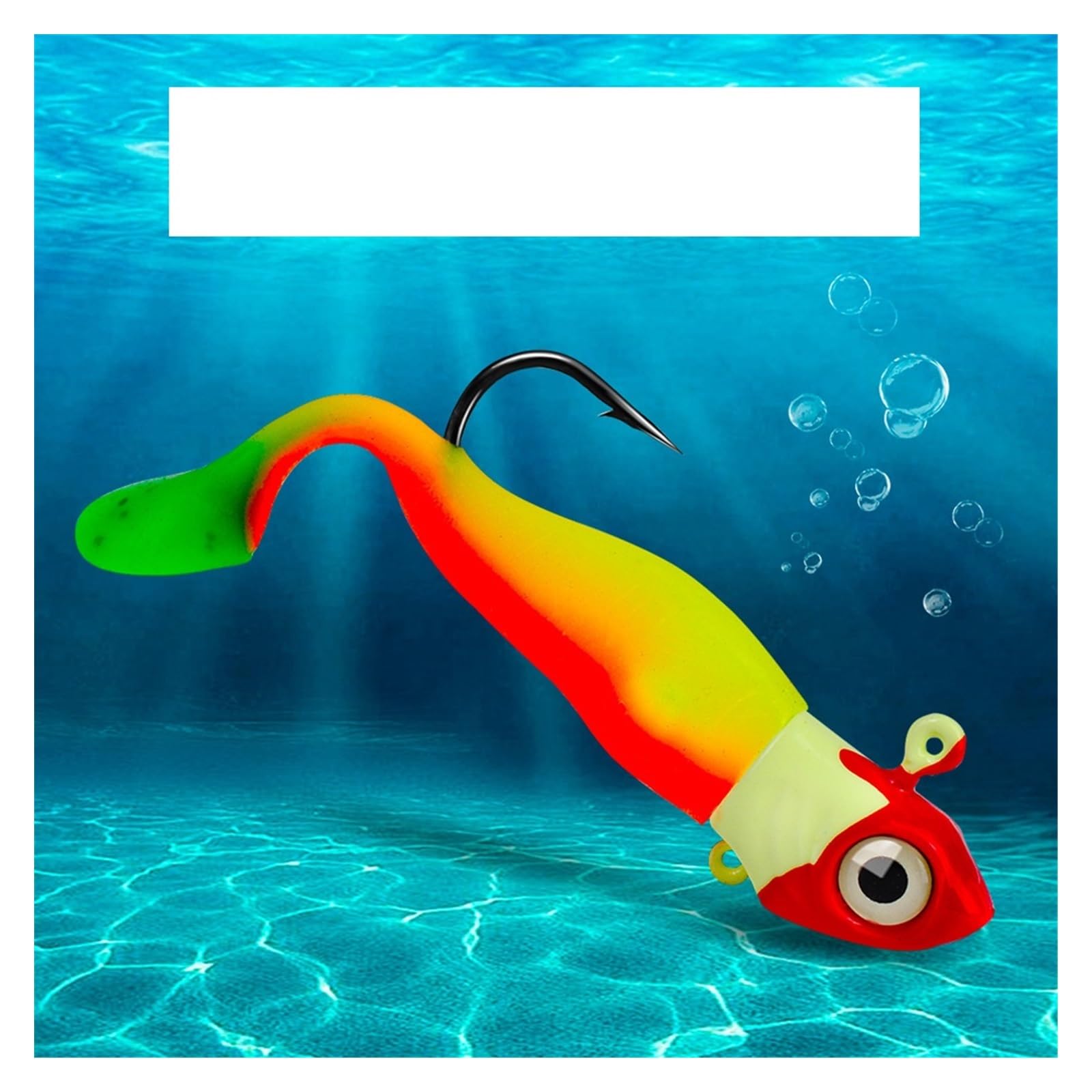 HEXEH Ami da Pesca 5pcs Morbido Amo jig Gancio Luminoso 10g-35g Amo da Pesca Testa Occhi 3D Simulazione Sangue Gancio Accessori for la Pesca Accessori per la Pesca
