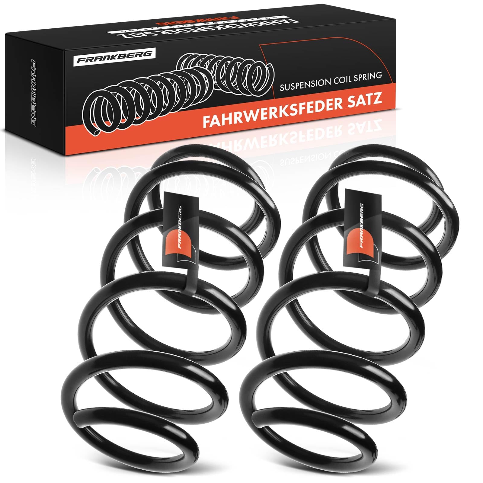 Frankberg 2x Coil Spring Front axle Compatible with Meriva 2003-2010 1.3L-1.8L MPV Replace# 93175375