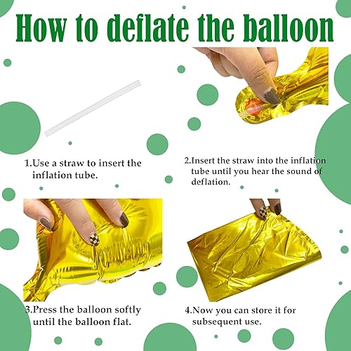 Miniatura 8 de CYMYLAR Globos de marihuana para decoración de fiesta de hojas de marihuana, decoración de marihuana en forma de hoja, globos de papel de aluminio,