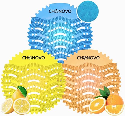 Miniatura 10 de Desodorizador de pantalla de orinal, paquete de 24 pasteles de orinario perfumados a granel, antisalpicaduras, almohadillas frescas para inodoro,