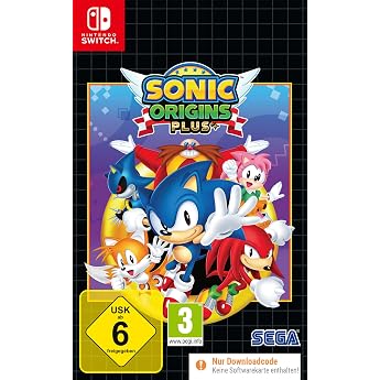 Sonic Origins Plus - Sammlung von 16 Klassiker in einer Box f&uuml;r Nintendo Switch | Sonic the Hedgehog Classic Games