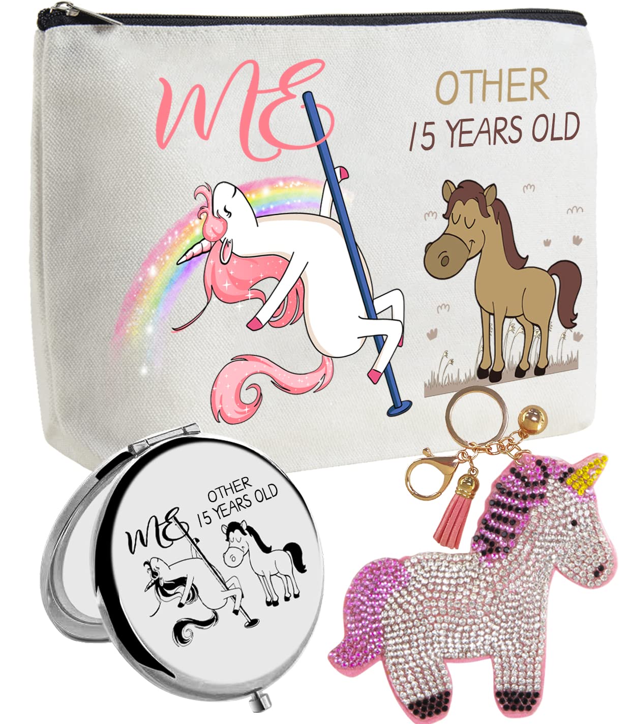 15th Birthday Gifts for Girls,15th Birthday Decorations for Girls,Birthday Gifts for 15 Year Old Girls,15th Birthday Present for Girls,Happy 15th Birthday Gifts for Girl,15 Yr Old Girl Birthday Gifts