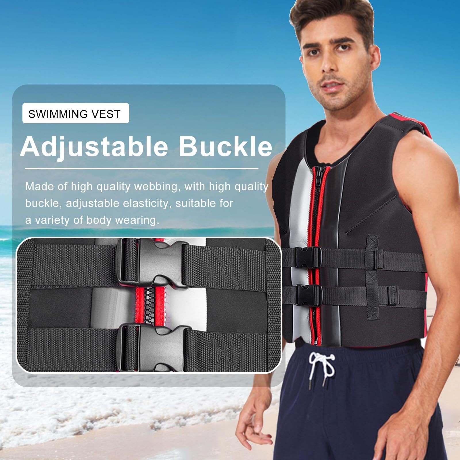 River Vest Ajustamento Ingegneria Organizzazione Fiume Neoprene per Pesca Mosca Trota Fiume Uso