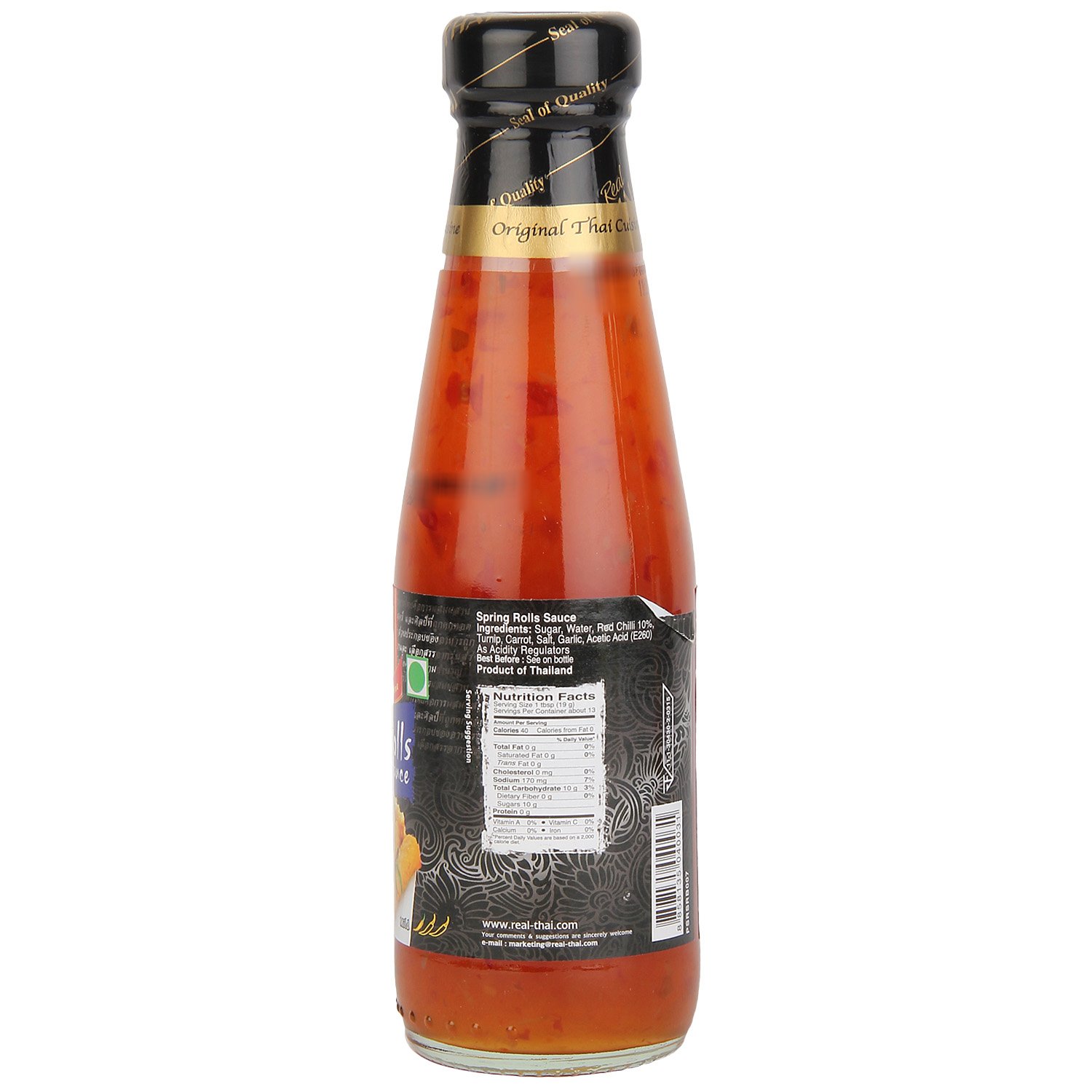 Real THAI Original Thai Cuisine Spring Roll Sauce, 6.76 fl oz ℮ 200 ml - Image 5 thumbnail