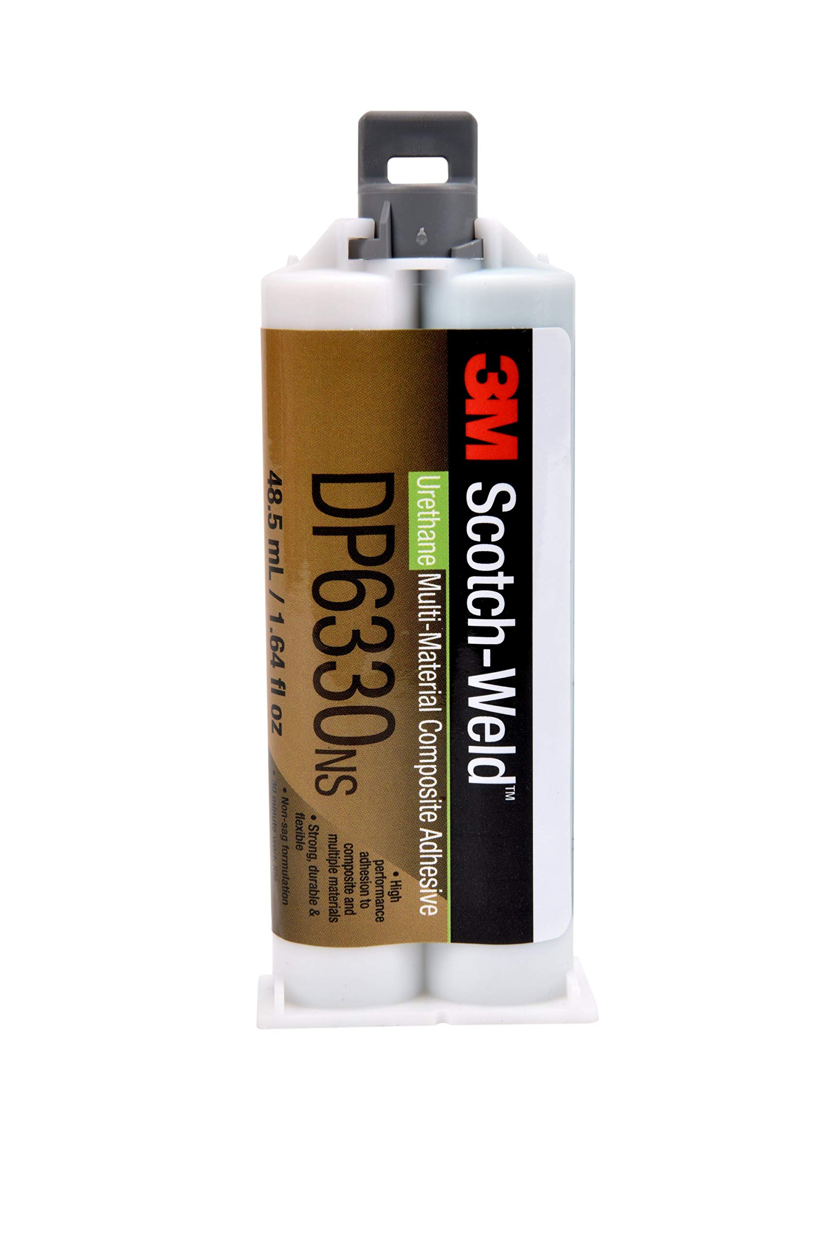 3M™ Scotch-Weld™ 2-składnikowy klej konstrukcyjny na bazie poliuretanu, do EPX System DP 6330 NS, zielony, 48,5 ml