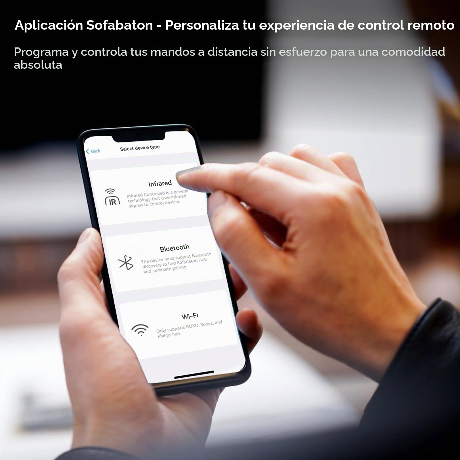 SofaBaton Update X1S - Mando a distancia universal con concentrador y aplicación, control remoto universal inteligente todo en uno con actividades personalizadas, funciona con dispositivos