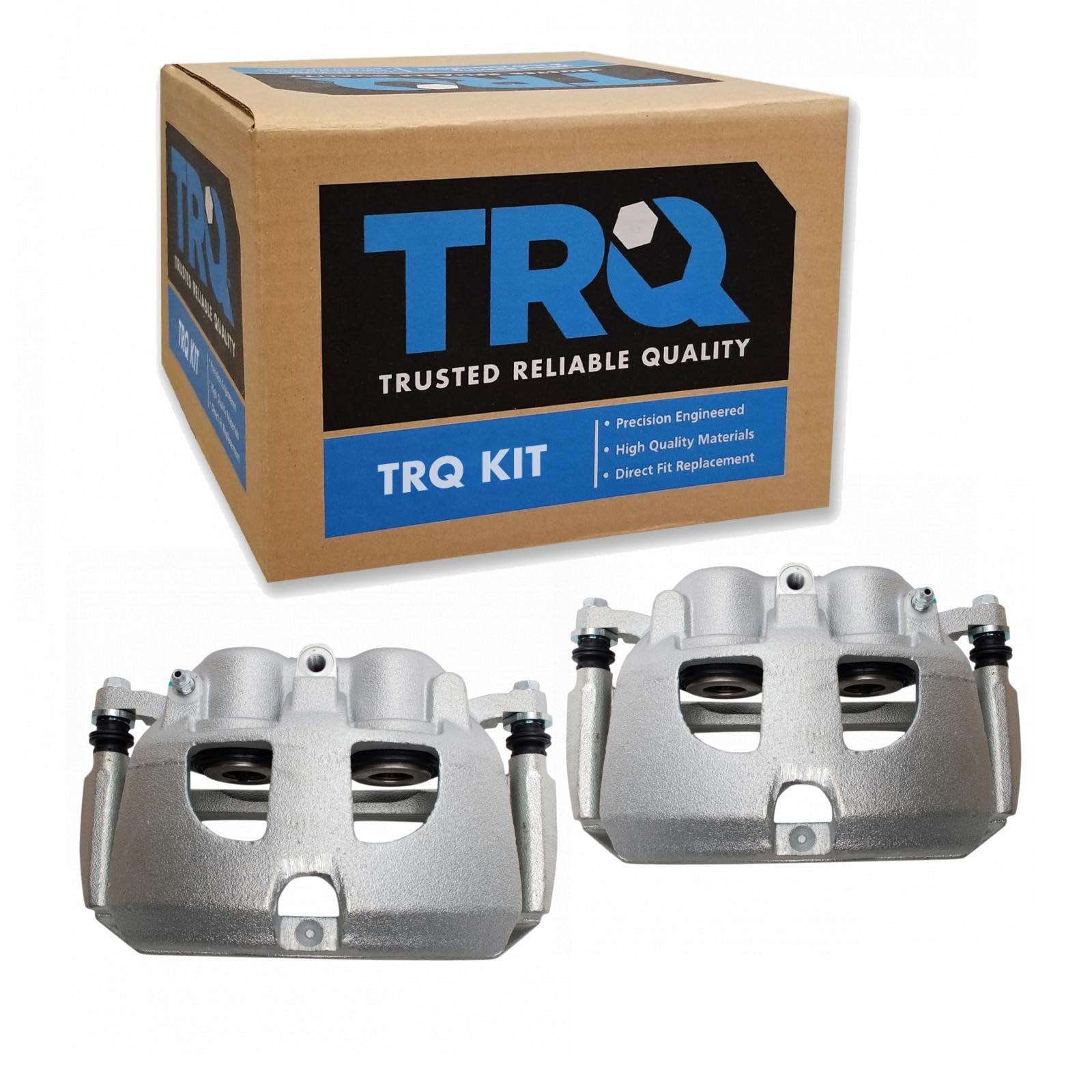 TRQ Rear Driver and Passenger Side Brake Caliper Set 2 Piece