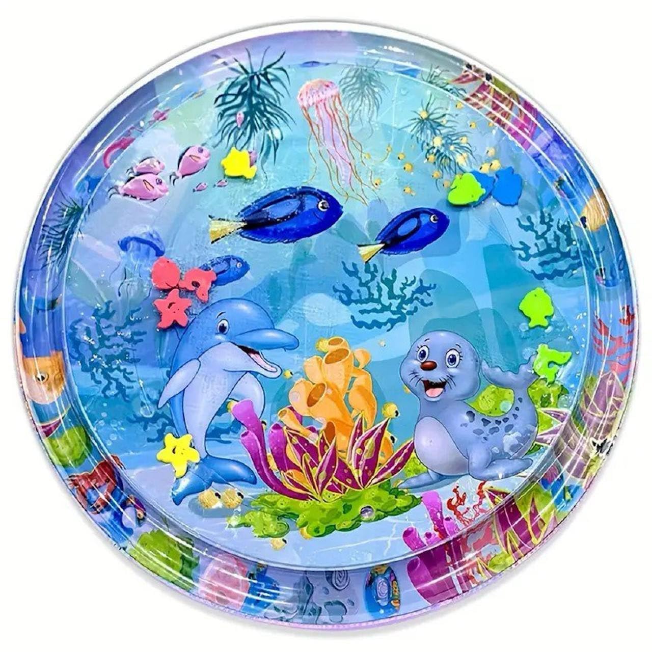 100 X 100 Infant Toy Gift Activity Play Mat,Baby Infant Toddlers Inflatable Water Play Floor Mat Children Growth Activity ... - Review, Price and Buying Guide