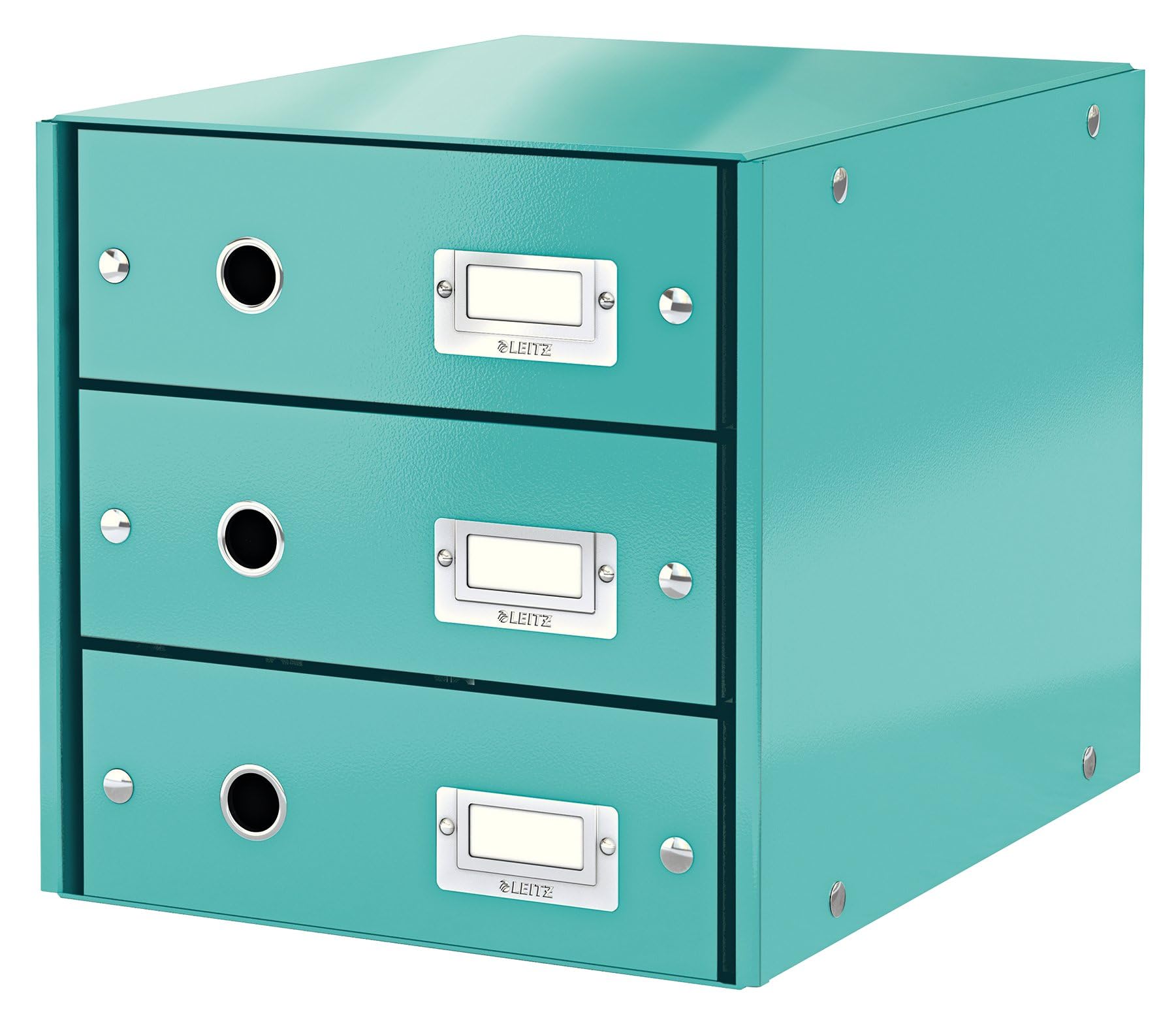Leitz, Schubladenbox, Eisblau, 3 Schubladen, A4, Click & Store, 60480051