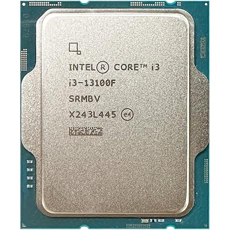 CPU Intel Core i3 13100F LGA 1700: Power and Affordability