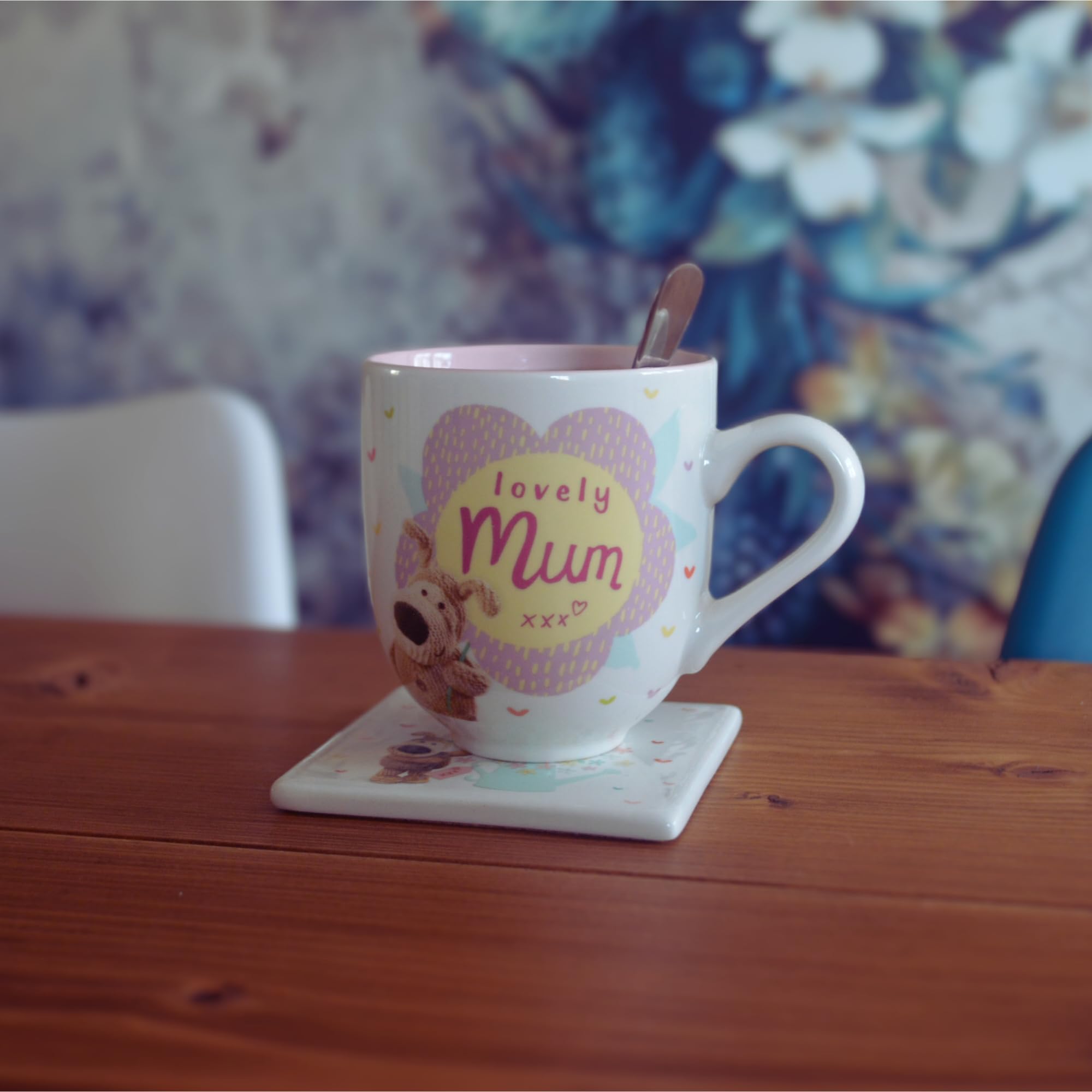 Boofle Lovely Mum Pop of Petals! Mug Gift Idea, Multicolour, Medium - Image 3