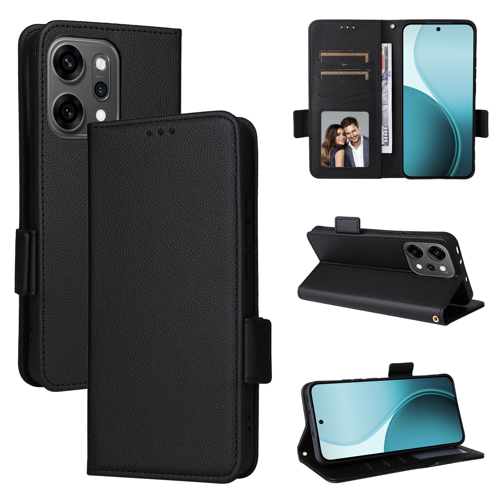 PENGPAI Funda Para OPPO Reno 11 5G Uso Rudo Case Acrílico Anti-Aarillo