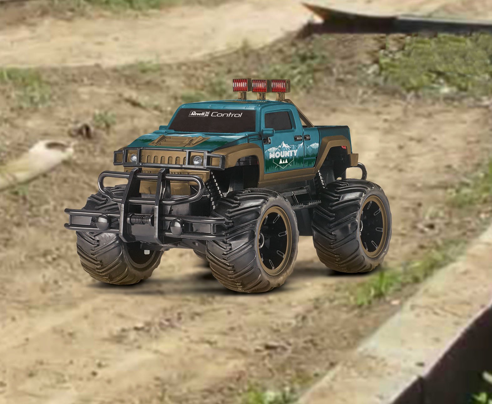 Revell Control Mounty Truck zabawka, niebieska