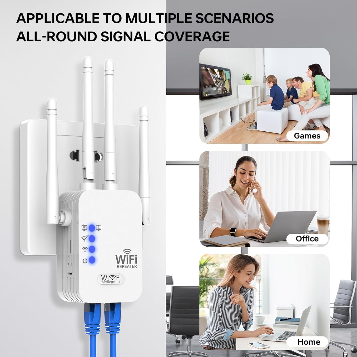 Photo 1 of Aodcaopul WiFi Range Extender Single Band 2.4G