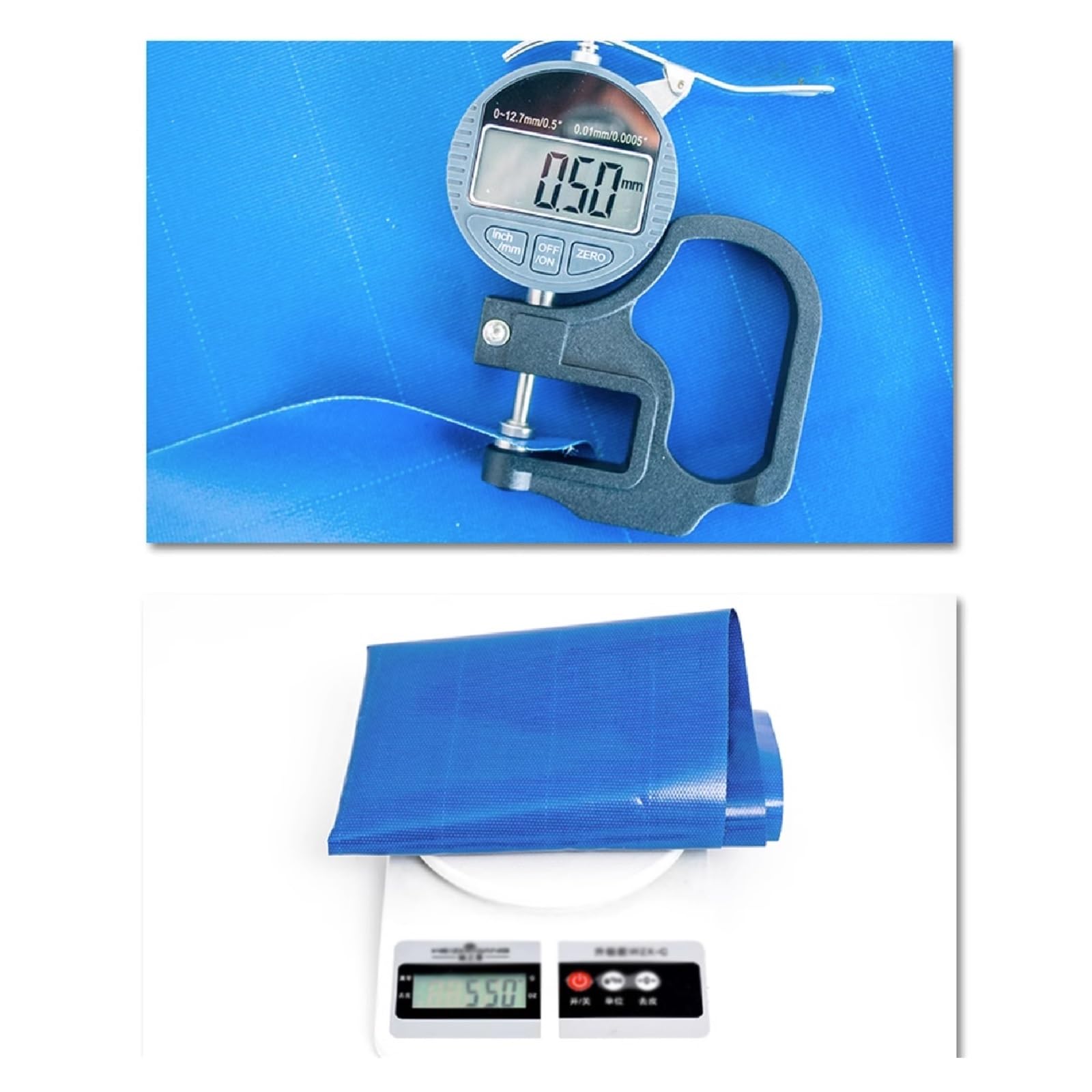 Serbatoio portatile per laghetti per pesci, in tela resistente, per allevamento di carpe koi, piscina per irrigazione da giardino, 0,8 x 1,5 x 0,5 m