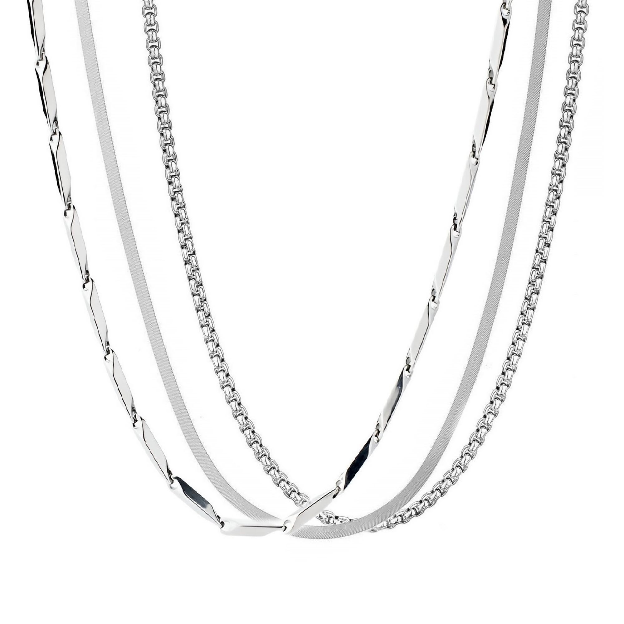 See full amazon price history chart for VAMA FASHIONS Classic Trendy Stylish Stainless Steel Silver Rice Box Patta Neck Necklace Chains for Men Boys(Combo Pack Of 3 Pieces) VAMA FASHIONS Classic Trendy Stylish Stainless Steel Silver Rice Box Patta Neck Necklace Chains for Men Boys(Combo Pack Of 3 Pieces) (B0D17CYZ1K) Amazon Price History, Amazon Price Tracker