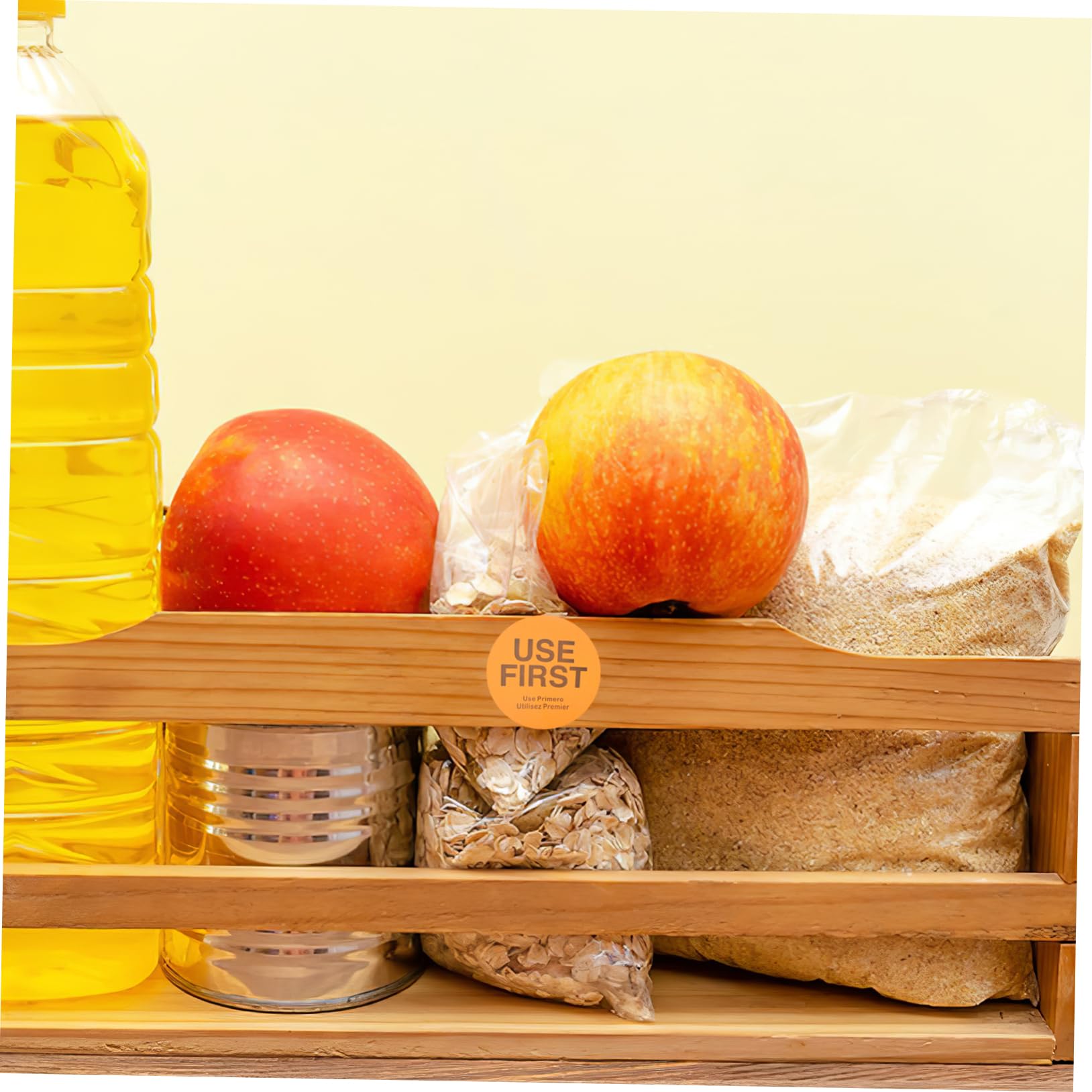 10rollos Etiquetas Adhesivas Uso Primero De Etiquetas Para Control De Inventario y Almacenamiento De Alimentos Para Restaurantes y Gestión De Alimentos