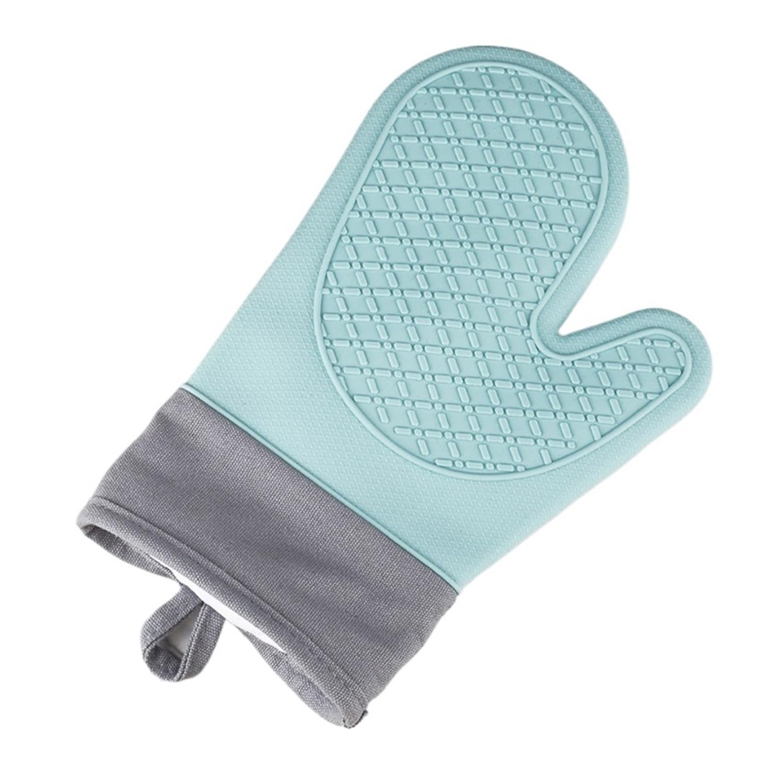Gants de Cuisine résistants à la Chaleur, en Silicone, Multicolores, compatibles avec Le Micro-Ondes.