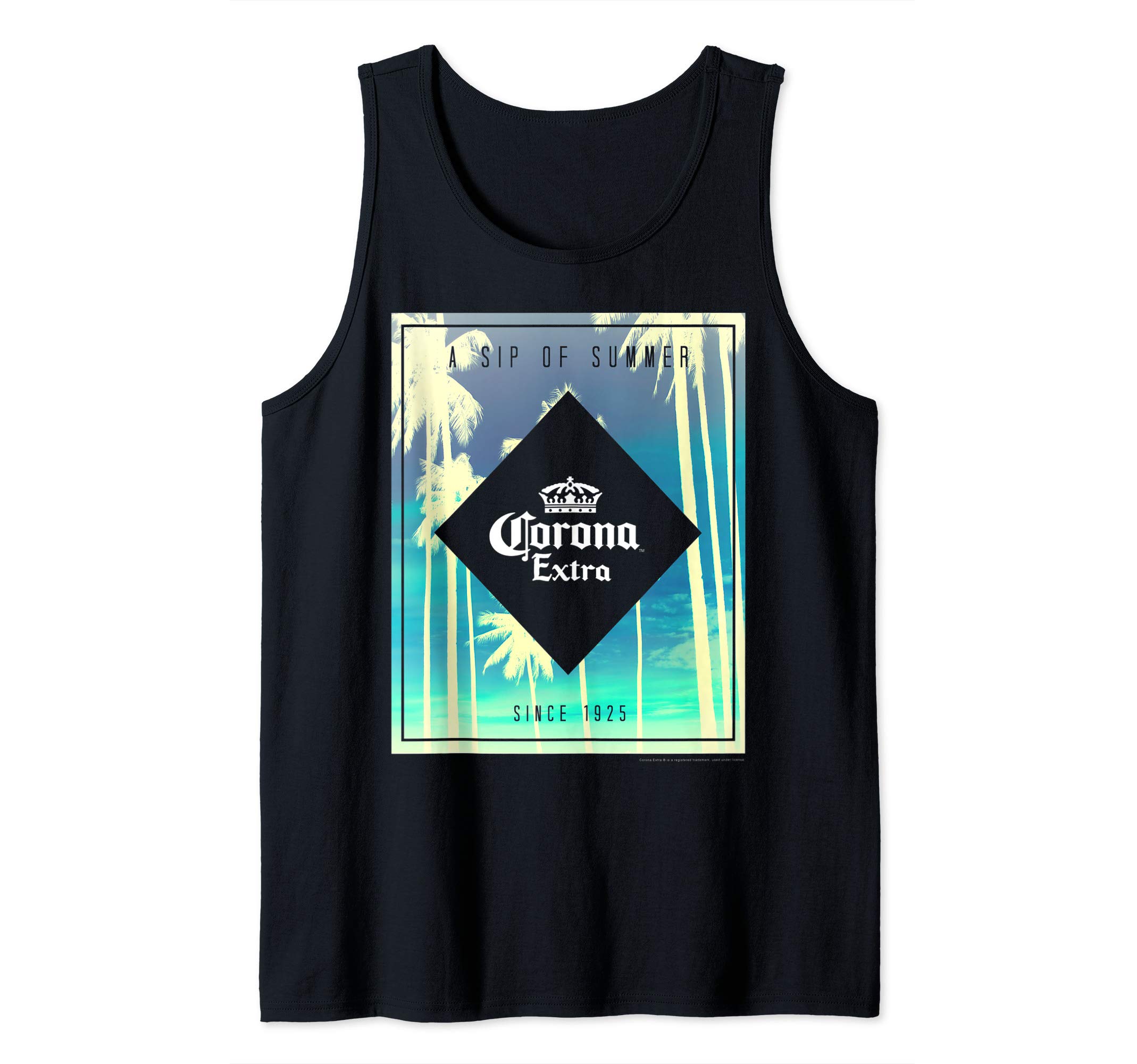 Officially Licensed Corona Extra Mulicolor Tank Top Small