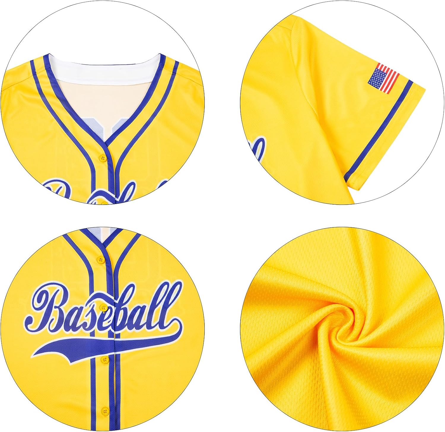 Baseball Shirt Jersey Women Baseball Player T-Shirt Game Day Fan Graphic Tees Button up Short Sleeve - Image 6