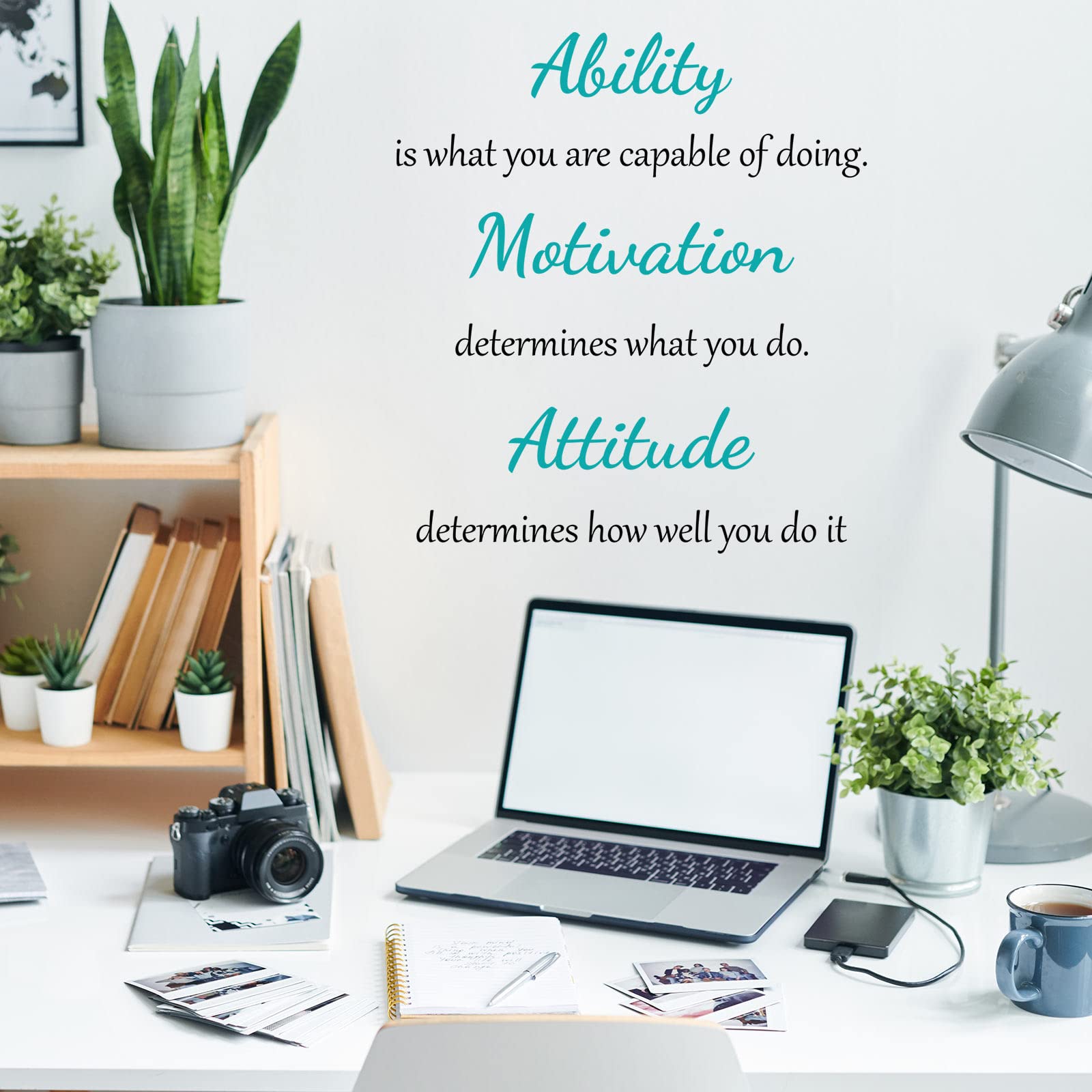 Inspirational Wall Decals 2 Sheets Inspirational - Ability Motivation ...