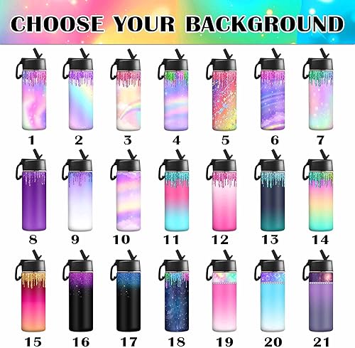 Miniatura 2 de MyPupSocks Botellas de agua personalizadas con foto térmica, botellas de agua personalizadas para papá y mamá, regalo para el día del padre, día de