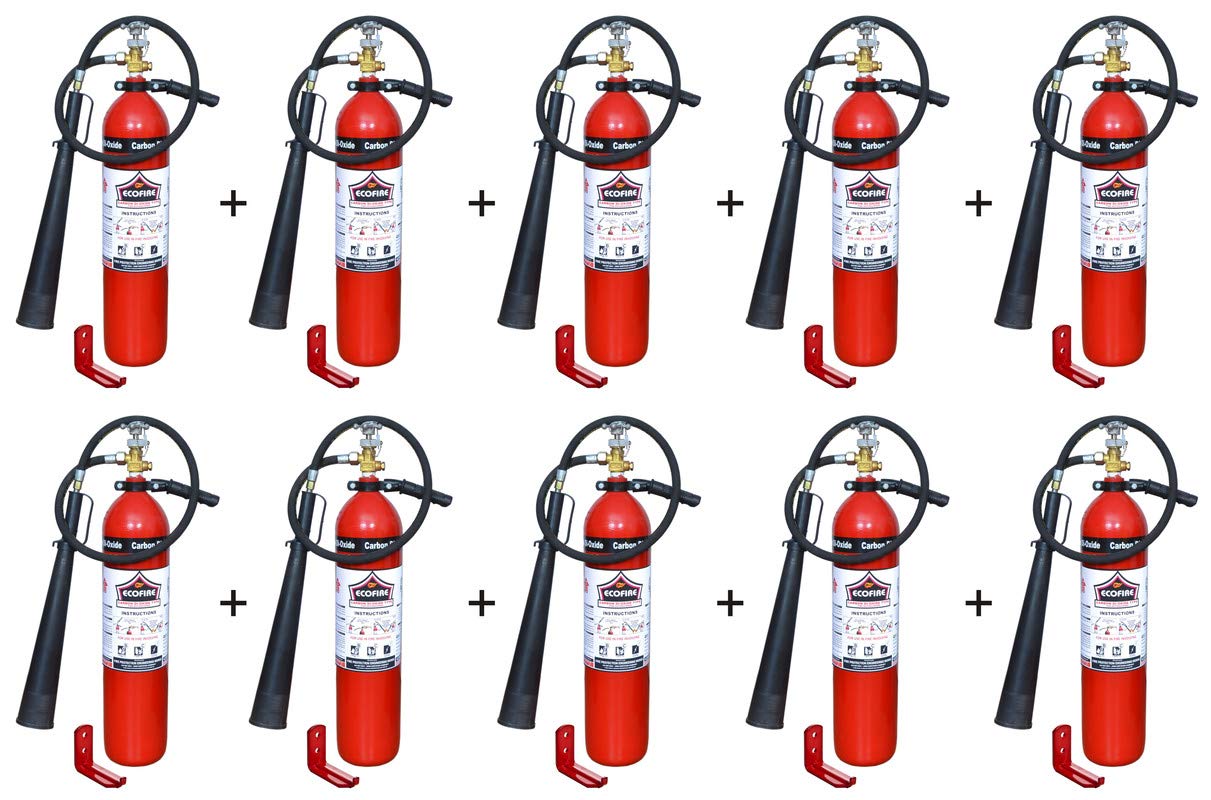 Eco Fire Co2 Type 4.5 Kg Fire Extinguisher (Red and Black) Pack of 10 (B089QPF543) Amazon Price History, Amazon Price Tracker