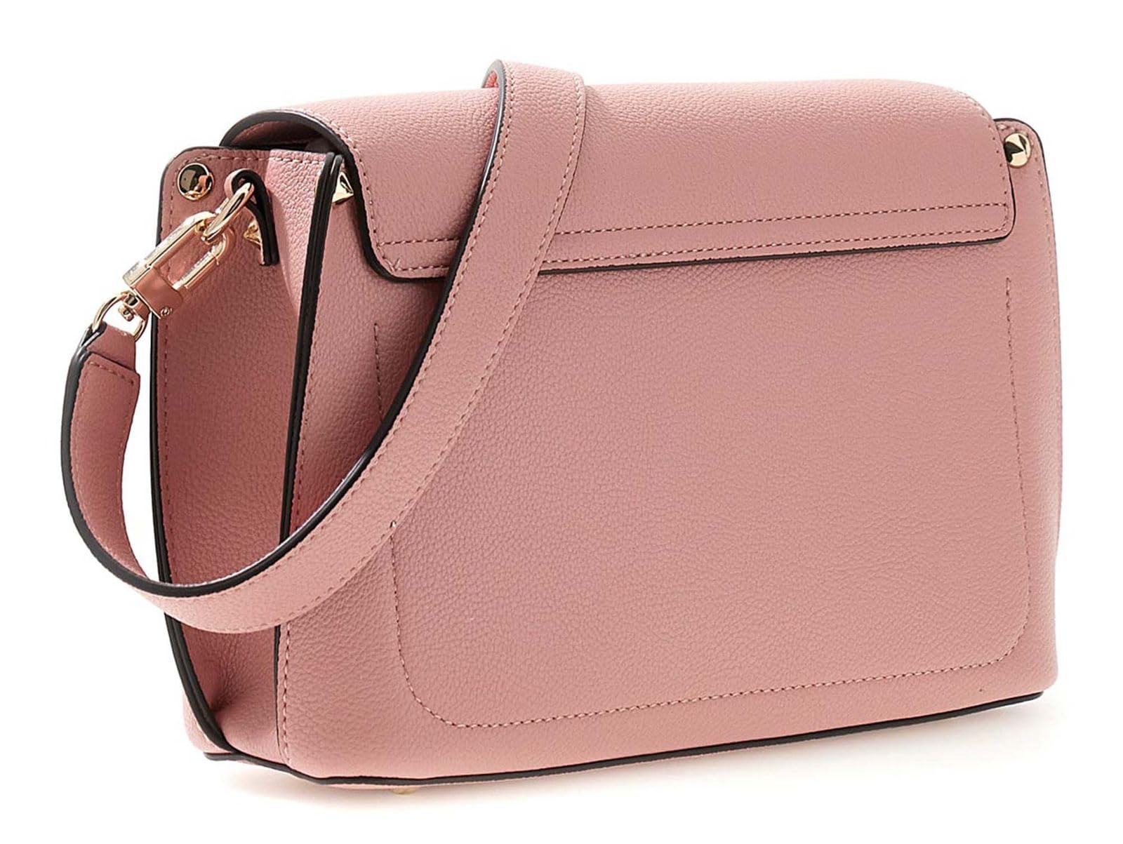 GUESS bolso de hombro bolso bandolera Meridian II Flap Crossbody Bag Coral Pink