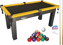 Mesa de Sinuca/Snooker/Bilhar com kit Impar Sports -