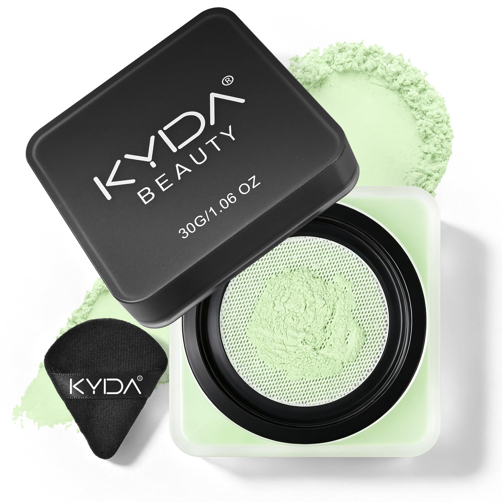 KYDA Baking Loose & Setting Powder, Under Eye Brightening Setting Powder | Color Correcting Face Powder, Ultra- Finie Lightweight Powder, Airbrush Matte Finish
